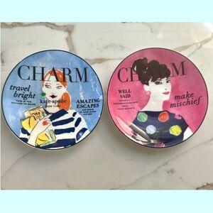 Kate Spade—tidbit plates, “Making Headlines”